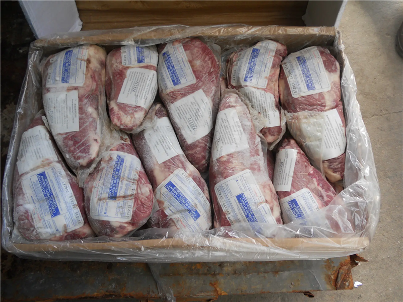 進口冷凍帶骨牛肉報關到天津的案例是這樣的